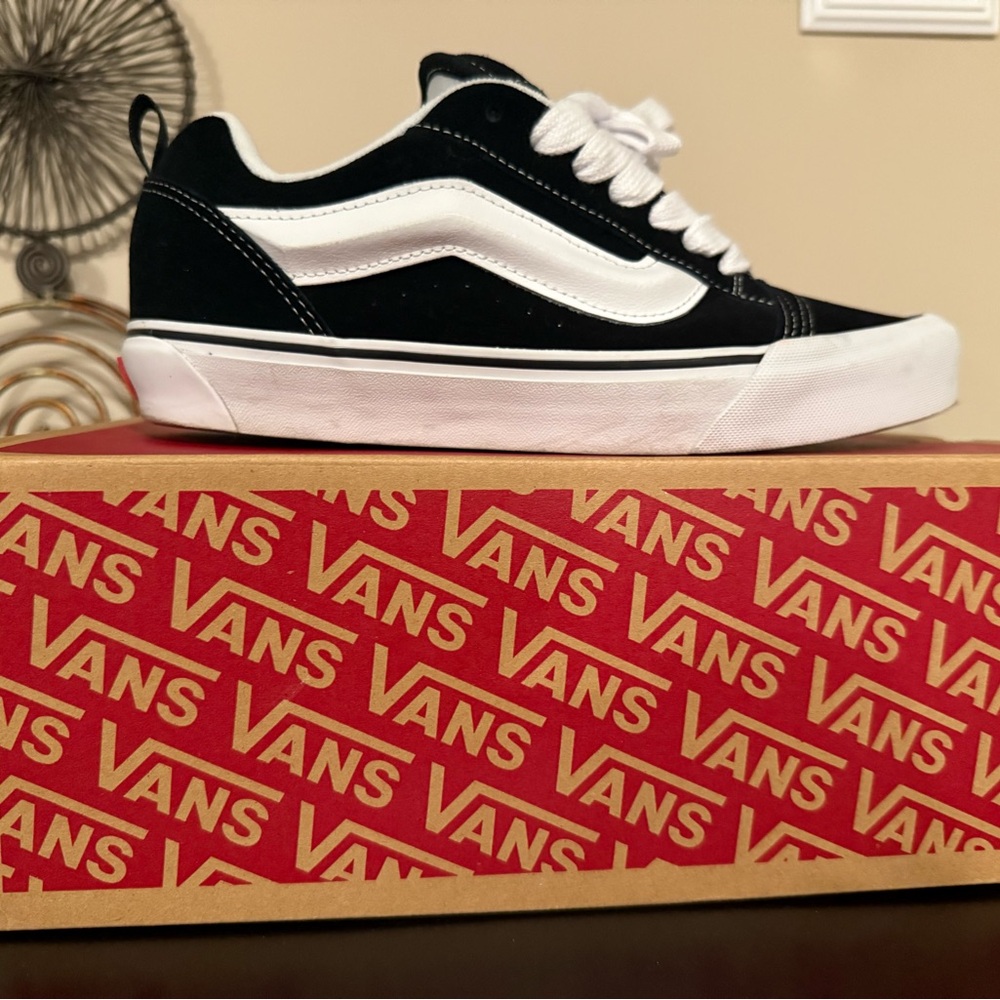 Vans Classic Black and White Skate Shoes